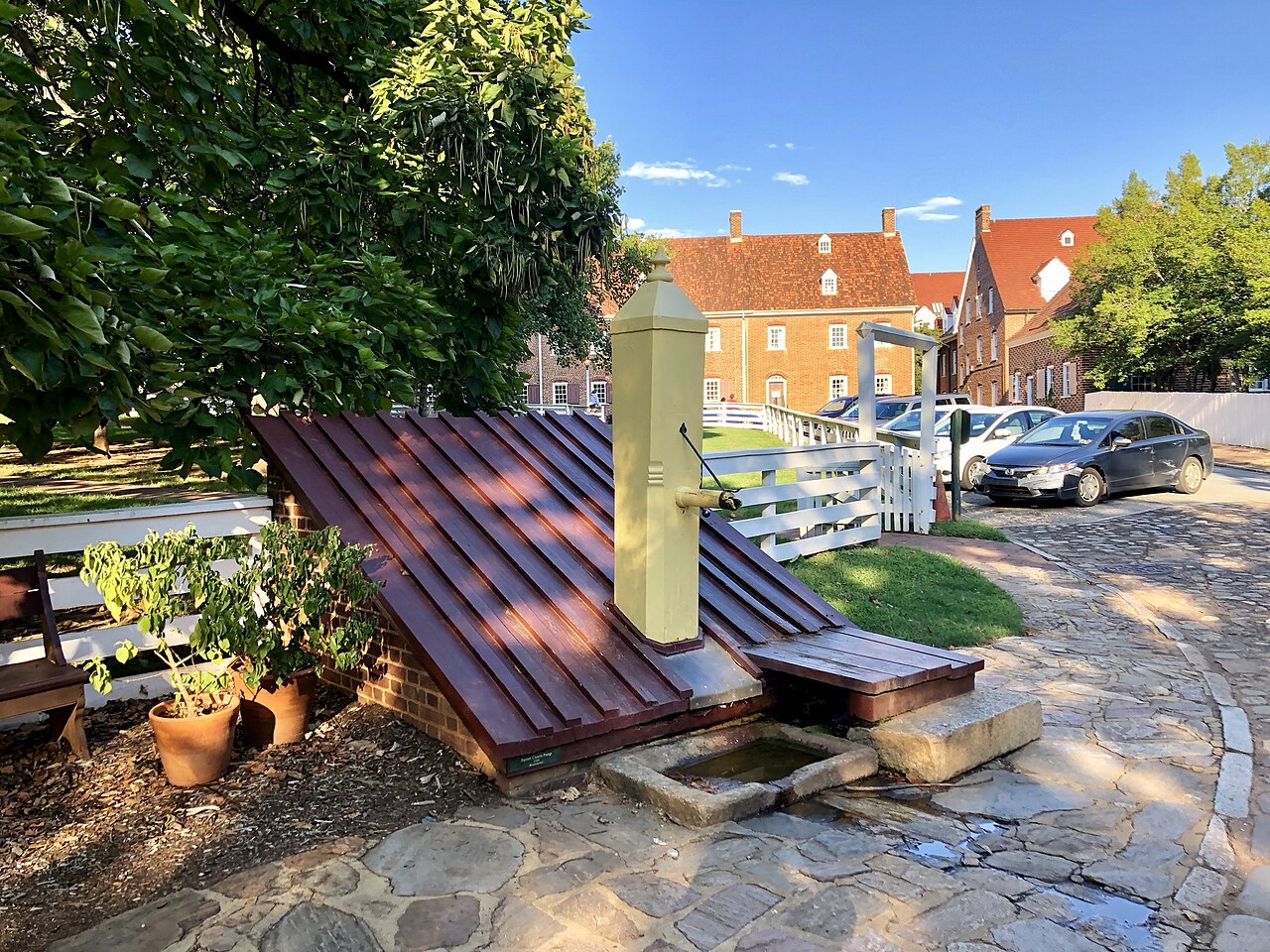 Water Pump, Salem Square, Old Salem, Winston-Salem, NC (49036570857)